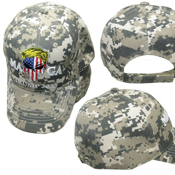 TRUMP Punisher MAGA 2020 HAT- ---CAMO
